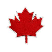Maple Leaf Badge Velcross Clothing Decoration One Size