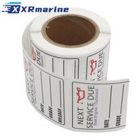 200pcs Oil Change Stickers Next Service Due Reminder Roll Car Window Sheet Label 2x2 Inch juoda