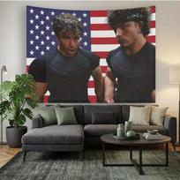 1pc TRENT TWINS Funny Gym Flag Polyester Home Gym Dorm Party Gift Decor Room tapestry wall decoration party flag 74x94cm(29x37in)