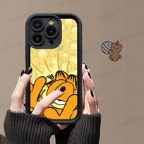 Kawaii Classic G-garfields Cat Phone Case For IPhone 17 16 15 14 13 12 11 Pro Max 16E Plus INS Soft Cover iPhone 13pro max