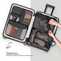 Pack All Travel Storage Bag Set, Luggage Organizer, Underwear Sorting Bag, Business Trip Clothing Storage Bag, Three-Piece Set, Black