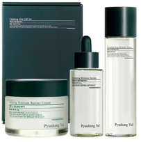 „Pyunkang Yul“ raminamosios linijos dovanų rinkinys – giliai drėkinamasis tonikas 150 ml + raminamasis serumas 30 ml + raminamasis drėkinamasis kremas 50 ml