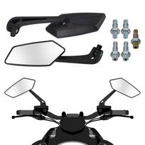 Motociklo vairo veidrodis galinio vaizdo motociklo strypo galinis veidrodis, skirtas Cafe Racer motorolerio motokroso veidrodis 8/10 mm