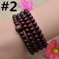 Sandalwood Buddhist Buddha Meditation 216 Prayer Bead Mala Bracelet Necklace