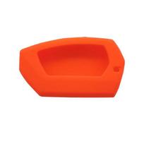 Silicone Key Case Cover for Pandora DXL4950 Two Way Car Key Anti-theft LCD Remote Control Cover ADM raudona