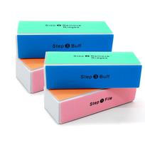 Four-Sided Tofu Block Nail File - Nail Art Polishing and Scrubbing Tool