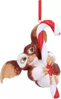 Nemesis Now Gremlinų Gizmo saldainių lazdelės formos pakabinamas ornamentas 11 cm