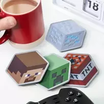 Paladone Minecraft metaliniai padėkliukai