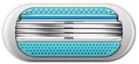 Gillette Venus - Lygūs skutimosi peiliukai moterims - Mėlyni/Balti - 8 vnt.