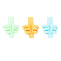 3Pcs/Set Soft Silica Pencil Grasp Two-Finger Gel Pen Grips Children Writing Training Correction Tool Pens Holding for Kids Gifts KTY