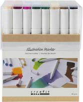 „Creativ Company“ – iliustracijų žymeklis, linija 1+8 mm, standartinės spalvos, 48 vnt. / 1 pakuotė