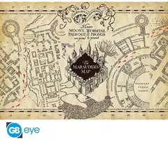 Harry Potter HARIS POTERIS - Pergamento plakatas - Plėšiko žemėlapis