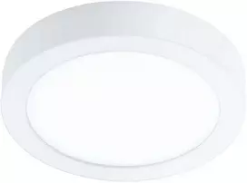 Išmanus paviršinis LED šviestuvas EGLO FUEVA-Z, IP44, 16,5W, 2700-6500K, 2100lm, balt., Ø21cm, APP