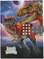 Dino World Dinozaurų pasaulis - dienoraštis su kodu ir garsu