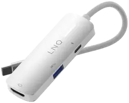 LINQ - 3in1 140W USB-C daugiaprievadis šakotuvas