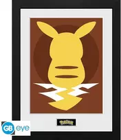 Plakatas Abysse POKEMON - Įrėmintas paveikslas „Pikachu Silhouette 25“ (30x40)