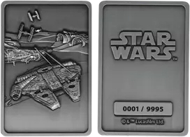 Fanatik „Žvaigždžių karų“ riboto leidimo „Millennium Falcon“ luitas