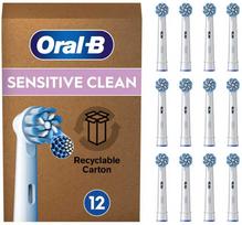 „Oral B Pro Jautrus Clean“ dantų šepetėlio galvutės, baltos, 12 vnt.