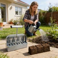Soil Blocking Tool Steel Manual Compactor 2inch Block Maker For Gardening For Planting Transplanting Cutting Propagator Starter China Mainland