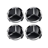 4 vnt. 60 mm automobilio ratlankio gaubto emblemos, skirtos „Mercedes Benz C180 E300 GLC W163 W166 W167 W204 W205 W212 W213 X253 W117 W176 W164“