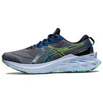 ASICS Men's NOVABLAST 2 LE Running Shoes Black Hazard Green 1011B331-001 EU 39 gray