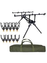 Adjustable Retractable Carp Fishing Rod Pod Stand Holder For 5 Fishing Poles Rod Holder Support Js-B5 Fishing Accessories Quality
