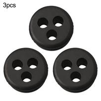 Žoliapjovės pūstuvo degalų žarnos kuro bako tarpinė 3 skylės 11/16  išorinis skersmuo guminis kamštis V137000030 132115467430 Pakeičia dalį 3pcs juoda