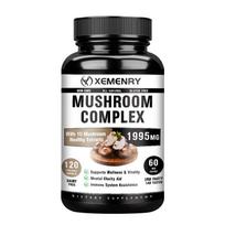 Mushroom Complex Capsules, containing Cordyceps sinensis extract, nutritional supplement, 120 capsules, suitable for adults. 120*1