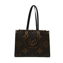 [Pre-Owned] Louis Vuitton Onthego MM 'Brown Giant Monogram/Brown Monogram Reverse Canvas' - Good #1TSZRTA ONE SIZE