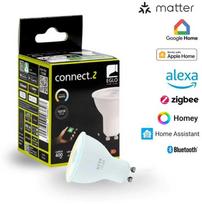 EGLO CONNECT-Z GU10 LED lemputė – reguliuojamo baltumo, pritemdoma, suderinama su „Zigbee“, „Matter“ ir „Thread“ sistemomis