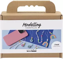 Diy Kit „Pasidaryk pats“ rinkinys – mobiliojo telefono pakabukas – įvairių spalvų (977850)