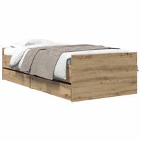Artisan Oak Bed Frame 90 x 200 cm Solid Pine Wood