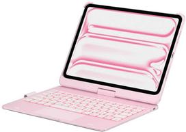 Typecase Flexbook Touch do iPad Pro 11" 2024/2025 šviesiai rausva