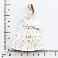 Hot-selling Austria Princess Sissi 3D fridge magnet travel souvenir fridge sticker gift