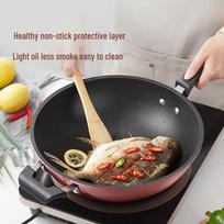 Midea 304 Stainless Steel Flat Bottom Pan