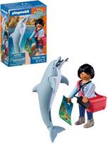 PLAYMOBIL - Zoologijos sodas: Delfinas ir lankytojas (72091)