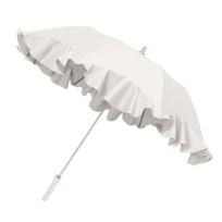 Moonbat en Folding Parasol for Suitable for Sunny and Rainy Light Heat UV Flared Beige [Lanvin Bleu] Women, Days, First-Class Blocking, Shielding, smėlis