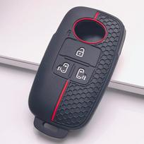 Silicone Smart Key Cover for Toyota Raize Tanto Rex Ativa Daihatsu Rocky Tanto Subaru Rex Honeycomb Texture Racing Stripe Remote Key Case Protector juoda