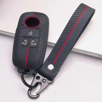 Key Cover for Toyota Raize Tanto Rex Ativa Daihatsu Rocky Tanto Subaru Rex with Keychain Honeycomb Texture Racing Stripe Remote Key Case Protector juoda