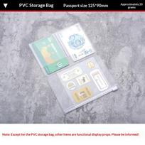 Pvc Zipper Bag For Midori Travelers Notebook Journal Planner Accessory Card Holder Storage Standard/Pocket/Passport A1