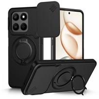 Slide Camera Lens Protector Case for Honor 400 Smart Built-in 360° Rotatable Ring Kickstand for Honor 400 Smart juoda