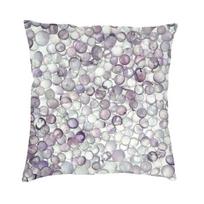 Blue Silica Gel Package Square Pillow Cover Home Decorative Cushions Throw Pillow For Sofa Double-Sided Printing Peach skin 18*18(CM)-1Pcs