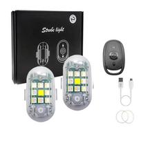 M3 Universal Wireless Remote Strobe Light: FAA Anti-Collision Warning Light for Drones Vehicles Bikes & Camping žalia