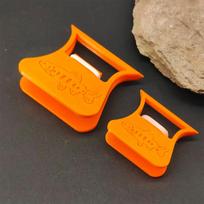 Eco-friendly PETG Fly Tying Tools CDC Feather Clamp and Stacker for Fly Fishing Lure Making Accessories CDC Clamp CDC Stacker Small 5.3g oranžinė