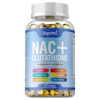 NAC+ Glutathione Complex Capsules, containing collagen, milk thistle extract, antioxidant, suitable for adults. 120*1