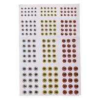 183 vnt. mišraus dydžio 3/4/5/6 mm žvejybos masalo akutės, skirtos museliams rišti, amatų lėlėms