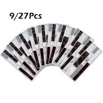 9 / 27 vnt. imitaciniai marmuriniai PVC sienų lipdukai virtuvės vonios mozaikiniai lipni plytelių lipdukai 9pcs