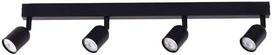 Lubinis šviestuvas TK LIGHTING TOP Juodas 4, 4xGU10 LED 10W