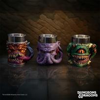 Gertuvė Nemesis Now „Dungeons Dragons“ mini monstrų taurės (3 vnt. rinkinys)