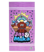 FIRSTGRADE – Jas Mika – rankšluostis „DREAMS“ 70x140 cm (24-JM-DHE-ONESIZE)